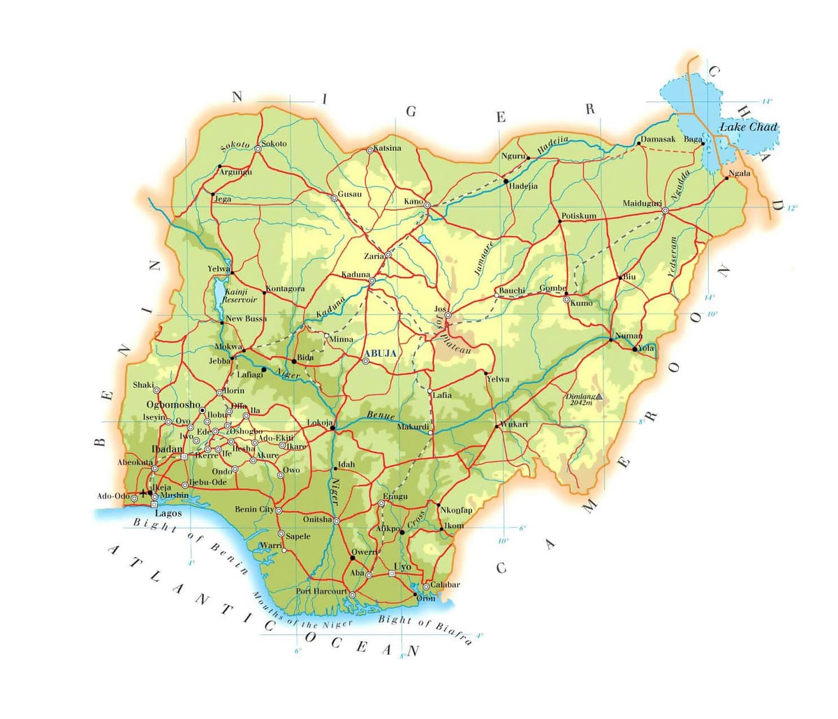Hartë fizike nigeri