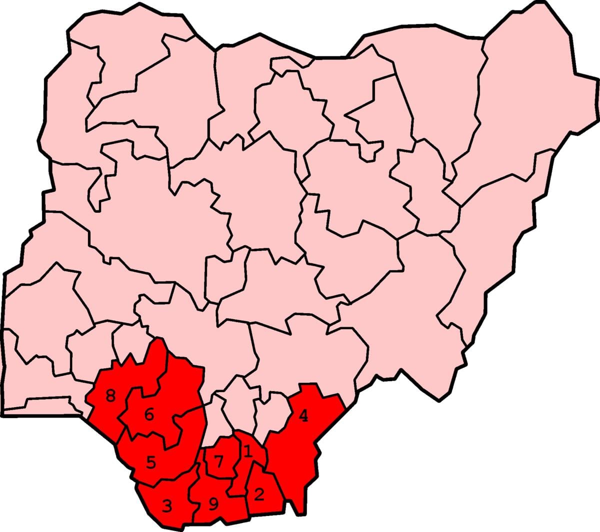 Harta e jugut e jugut, nigeria