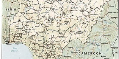 Harta të atlasit të nigeri