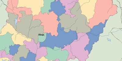 Harta e editable nigeri
