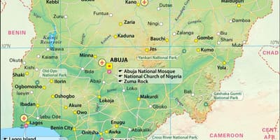 Harta e figurës së nigeri