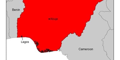 Harta e nigeri malaria