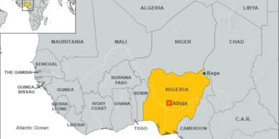Harta e nigerian kufijve