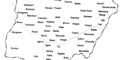 Barazim nigeri hartë