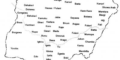 Barazim nigeri hartë